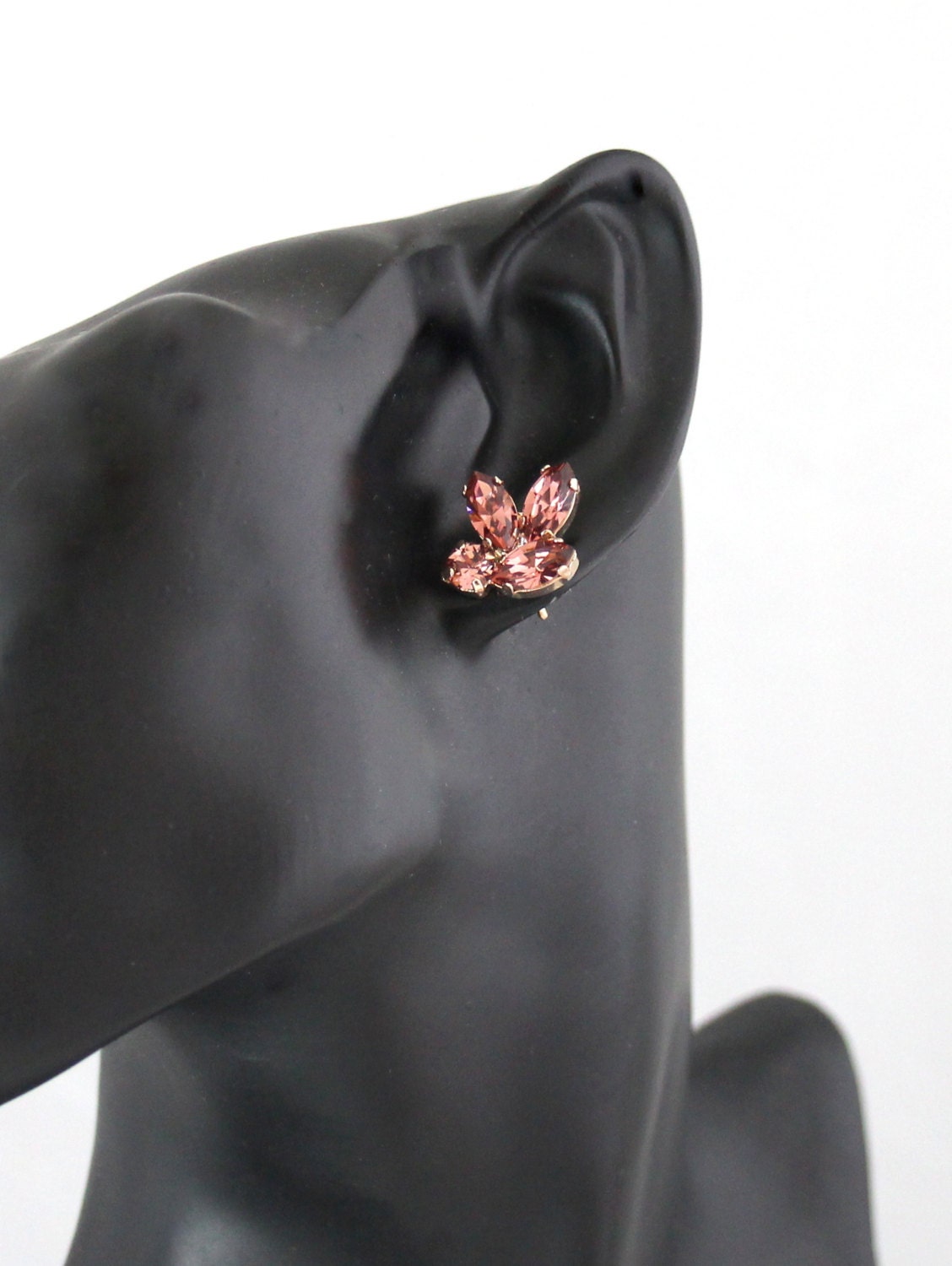 Blush Bridal Earrings Bridesmaids Blush Earrings Pink Blush Etsy Israel