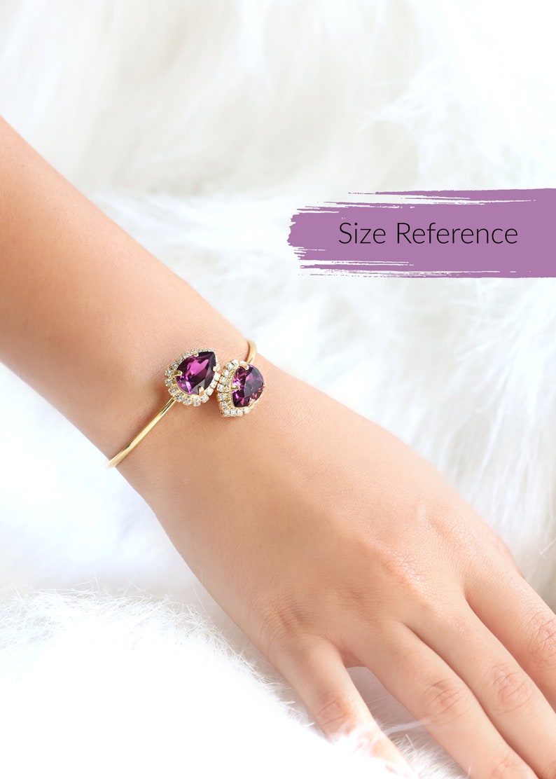 Pink Gold Bracelet Fuchsia Pink Cuff Bracelet Hot Pink Etsy