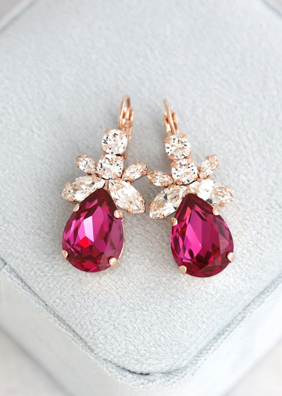 Hot Pink Earrings, Fuchsia Crystal Drop Earrings, Pink Silver Earrings, Hot Magenta Earrings, Bridesmaids Earrings, Fuchsia Crystal Earrings - Etsy Canada Hot Pink Earrings, Fuchsia Crystal Drop Earrings, Pink Silver Earrings, Hot Magenta Earrings, Bridesmaids Earrings, Fuchsia Crystal Earrings - Etsy Canada