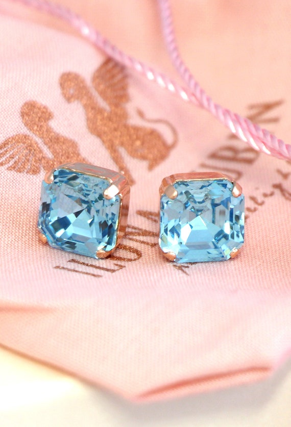 Aquamarine earrings for baby new arrivals