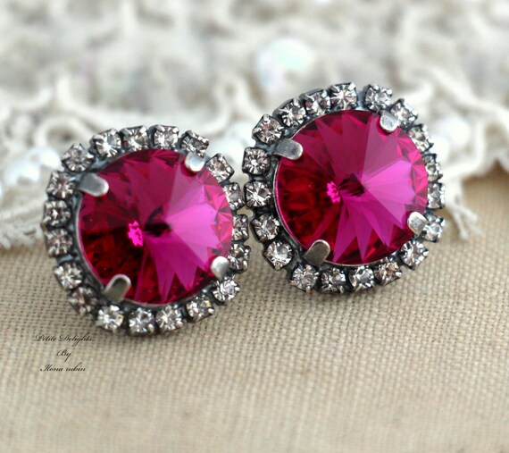 Etsy pink earrings shop