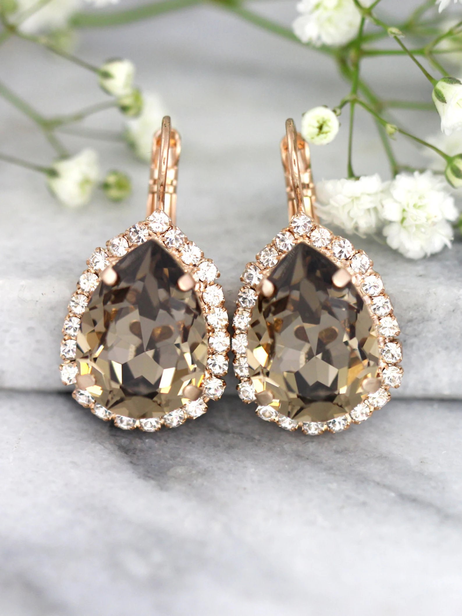 brown dress earrings Earrings that go best with/ dress? : r/Weddingattireapproval