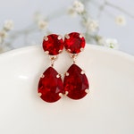 Ruby Chandelier Earrings