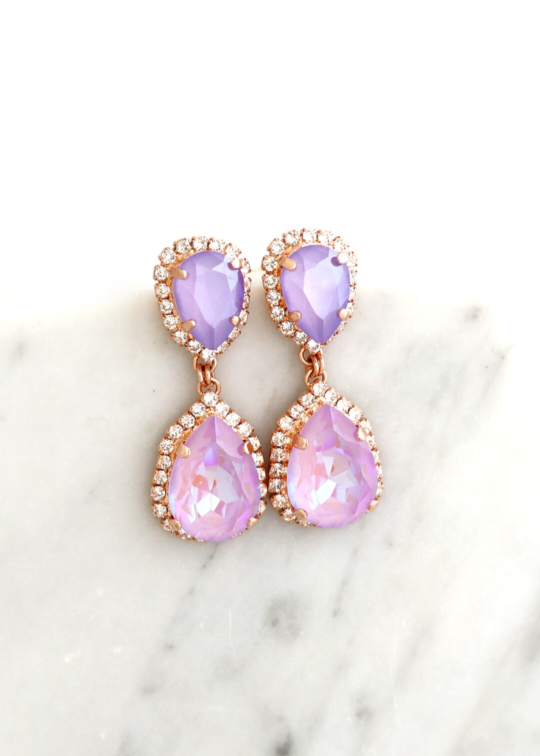 Micara - Lilac Blooms - Earrings
