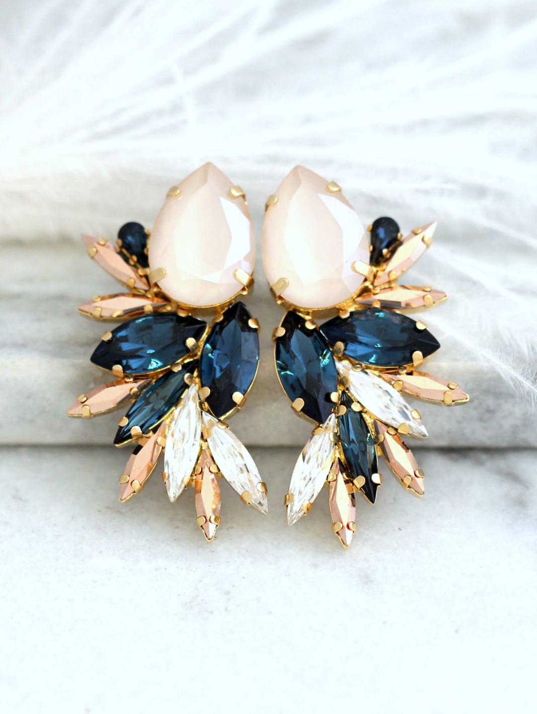 ★MIDNIGHT MOMENT.★ square one touch earring navy il_1080xN.1101356777_5fo3.jpg