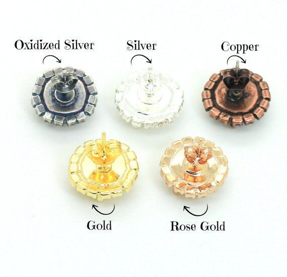Multi color earrings 4 sets main image 1