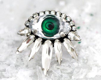 Evil Eye Ring, Statement Ring, Eye Ring, Gothic Ring, Evil Eye Jewelry, Christmas Gift, Gift For Her, Gold Evil Eye Ring, Trending Jewelry