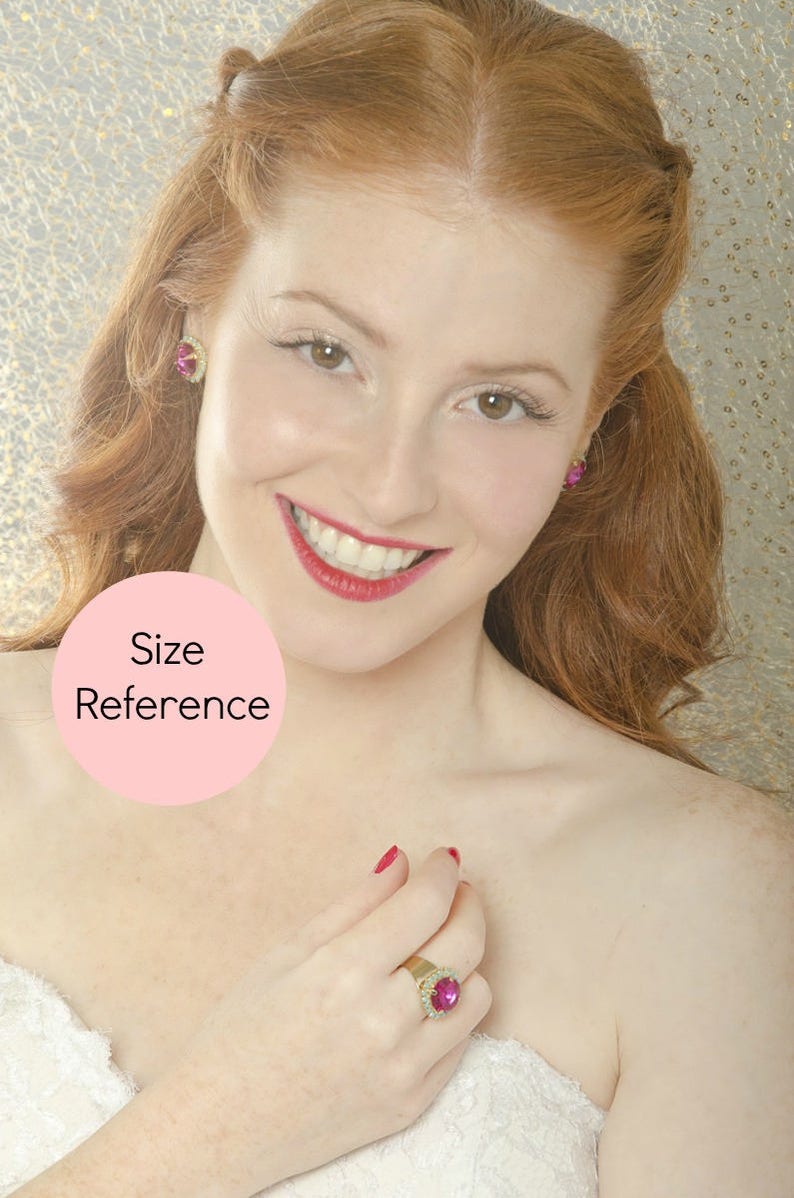 Orange Earrings Coral Mint Earrings Orange Crystal Stud Etsy