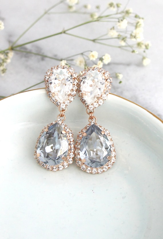 DUSTY BLUE WEDDING Earrings