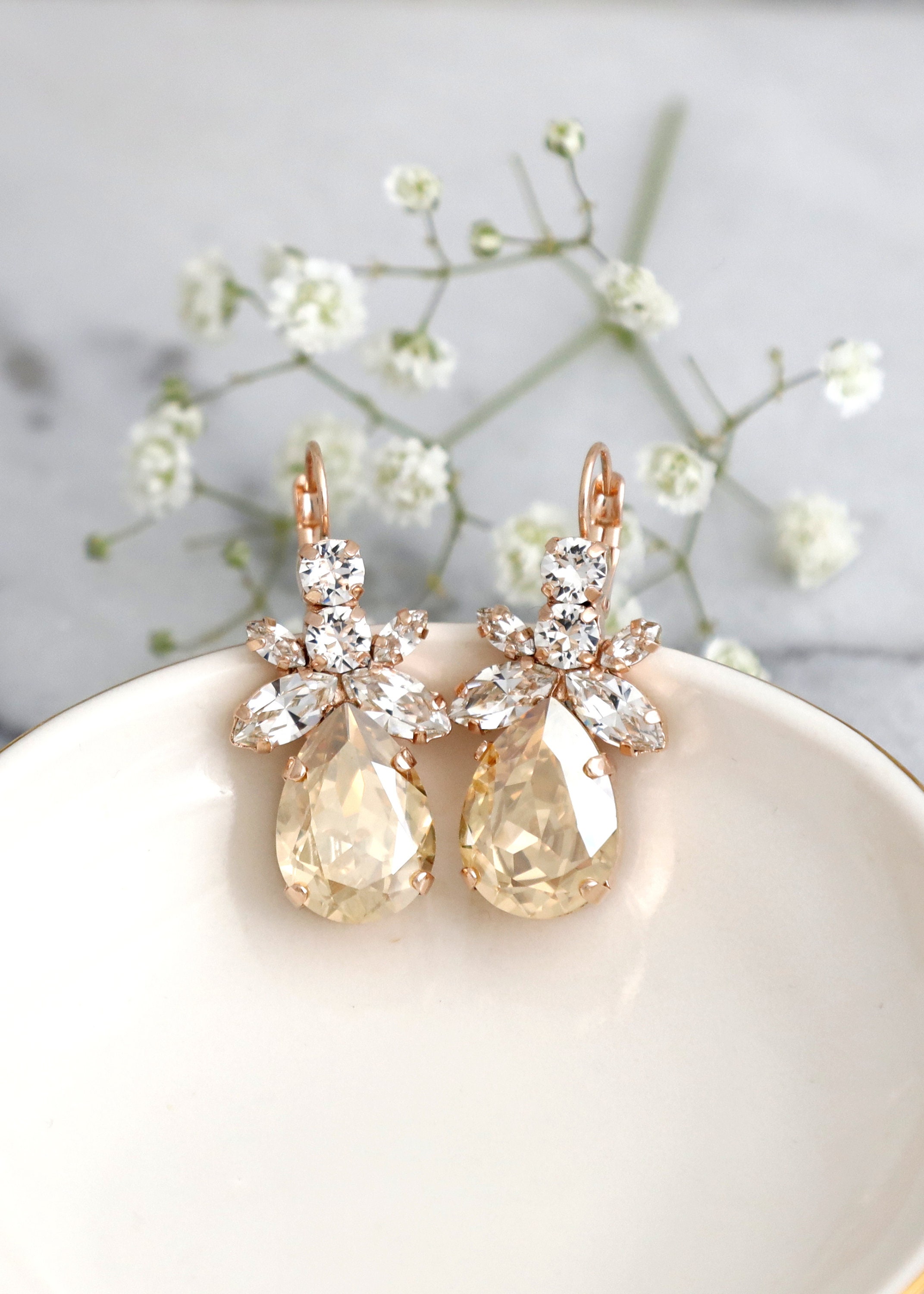 Champagne bridal jewelry discount