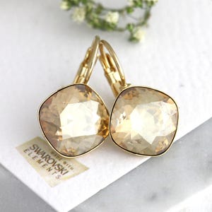 Champagne Earrings, Champagne Drop Earrings, Bridal Champagne Earrings, Beige Drop Earrings, Champagne Drop Earrings, Bridesmaids Earrings.