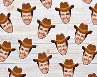Same Cowboy Forever Confetti, Custom Bachelorette Party Decor, Head Bachelorette Confetti, Groom Face Confetti, Disco Cow Girl Bachelorette