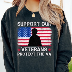 Support Our Veterans Protect The VA PNG For Girls, US Flag, Military Appreciation, Patriotic Svg, Support veterans, png download
