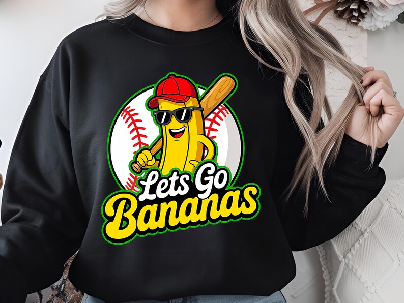 T-shirt Savannah Bananas "LET'S GO BANANAS" - Couleur NATURAL - Tailles S à 5XL - Neuf