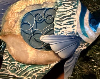 Aangepaste krans - STRAND-thema - Julie