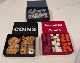 Compact Custom Board Game Component Box – Personalized Game Piece Storage