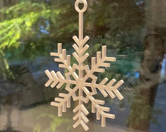 Snowflake Christmas Ornaments (Set of 4)
