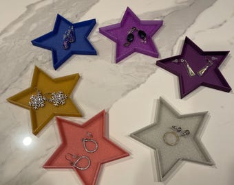 Sparkly Star Earring Dish