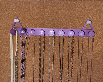 Personalized Bulletin Board Necklace Hanger