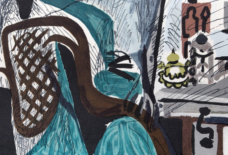 Pablo Picasso, Femme Dans L'Atelier, Lithograph on Arches Paper image 2
