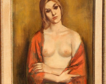 Jan De Ruth, Crossed Arms (Portrait of a Blonde), Oil on Canvas