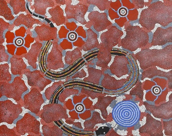 Max Mansell, The Black Serpent, Öl auf Leinwand, verso mit Bleistift signiert und datiert