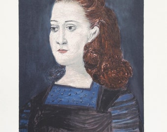 1962 Pablo Picasso LITHOGRAPH, Large size:35,5x43cm - Etsy 日本