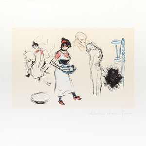 Pablo Picasso, Etude de Personnages, Lithograph on Arches Paper image 1