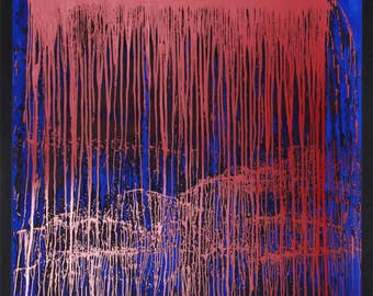 Pat Steir Silkscreen Poster for Lincoln Center Midsummer Night Swing, 1993