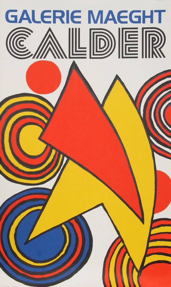 Alexander Calder Galerie Maeght Lithograph - Etsy
