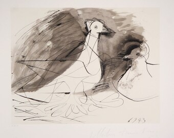 Pigeon, Pablo Picasso (After), Marina Picasso Estate Lithograph Collection