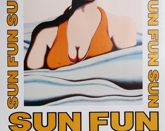 Jack Brusca, At the Beach, Poster