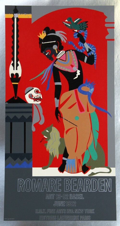 Romare Bearden Odysseus Circe Exhibition Poster Etsy