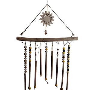 Wood and bamboo wind chime