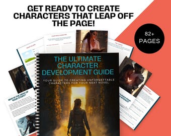 Character Development Workbook for Writers | Speculative Fiction & Fantasy Story Character Builder | Instant Download