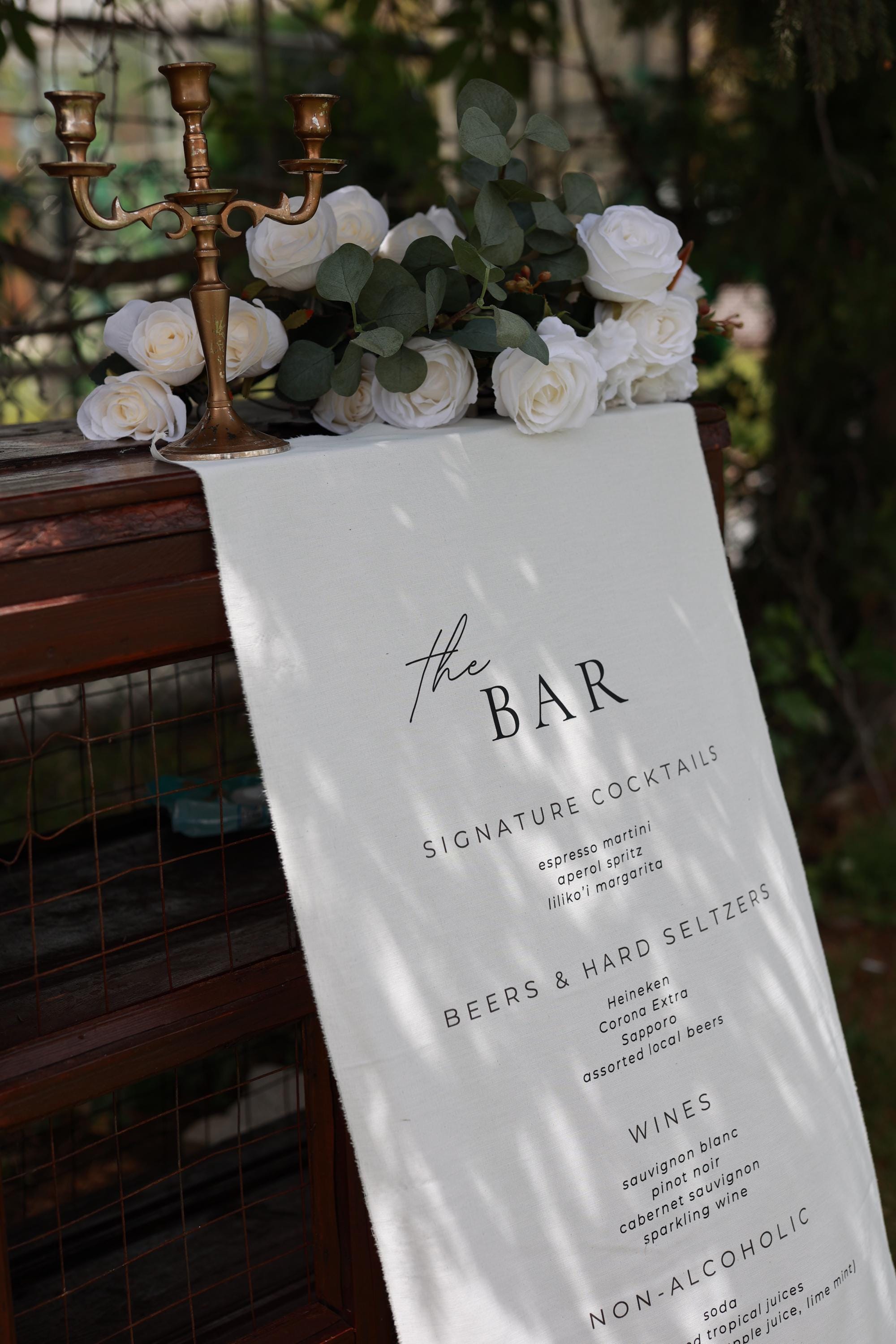 Plaque Métal Personnalisée Pour Bar Style Rétro Avec Votre Texte