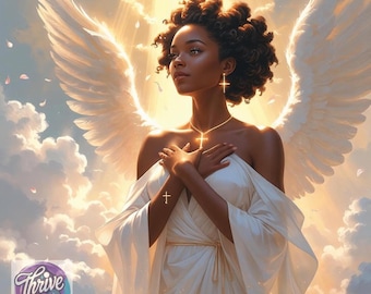 Retrato de la Reina Negra Angélica: Gracia y Luz (Descarga digital)