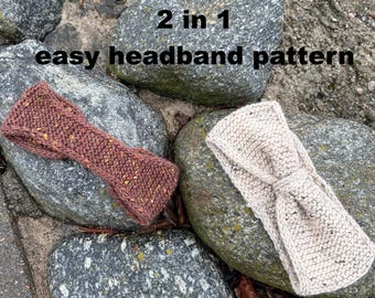 Knitted Headband Pattern – Easy Beginner Winter DIY (PDF Pattern)