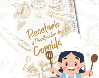 Digital cookbook for GoodNotes, Notability, Samsungnotes, recipe journal, meal planner, and recipe book template.