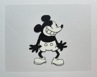 Steamboat Willie "Nervous" Mickey Mouse Cel