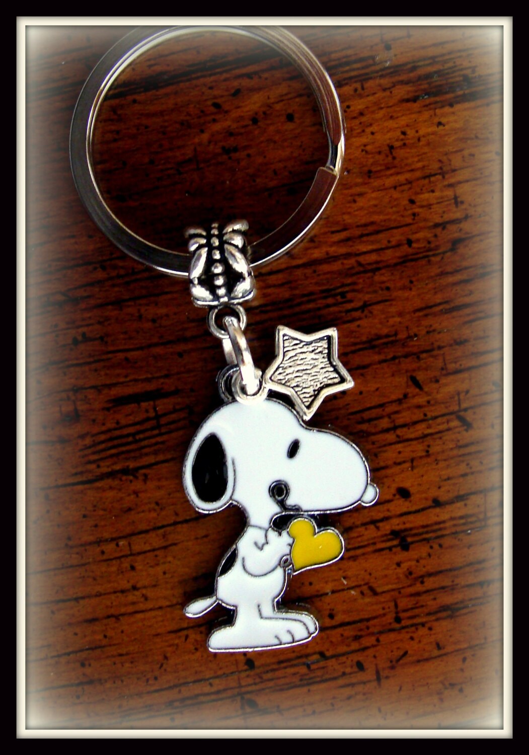 SNOOPY PEANUTs Character KEYCHAIN Jewelry Darling Snoopy Etsy