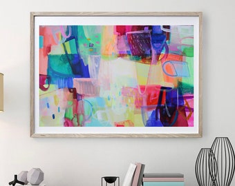 Vibrant abstract art,colorful ORIGINAL abstract painting,Contemporary  art,Contemporary  art, canvas art