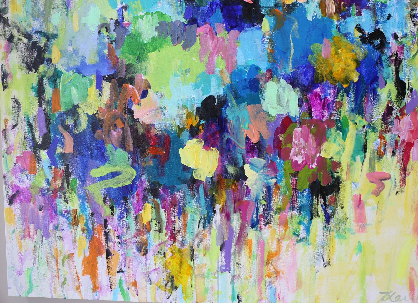 Modern abstract art original artpainting on canvas Etsy