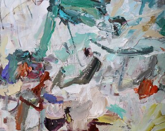 アクリル画　抽象画　abstract art 現代アート　大型　新品 新作人気 | Amazon 現代アート ポーリングアート フルイドアート