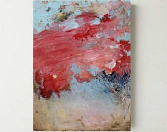 Red abstract ,original painting,contemporary wall art,wall decor ,Home Decor,Acrylic Painting on Canvas,Ready to hang