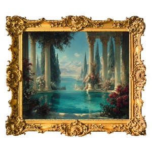 Ancient Greek Palace Digital Art Print