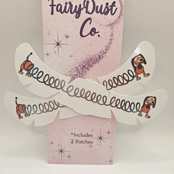 Temporary Face Tattoo-Slinky Dog Pack of 2