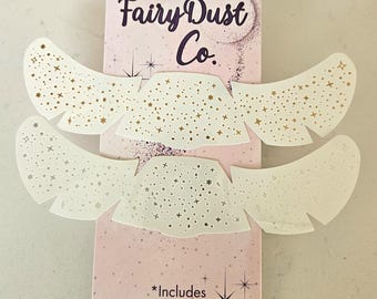 Tijdelijke glittergezichttattoo - set van 2