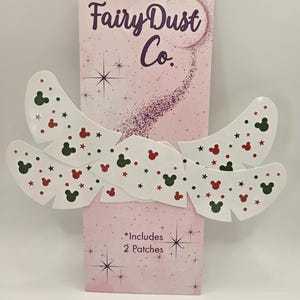 Temporary Face Tattoo-Holiday Mouse-Set of 2