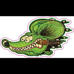 Fat Daddy Kustom Logo Aufkleber (groß)